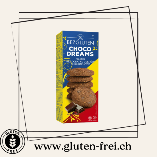 Choco Dreams Cookies No Added Sugar Bezgluten glutenfree